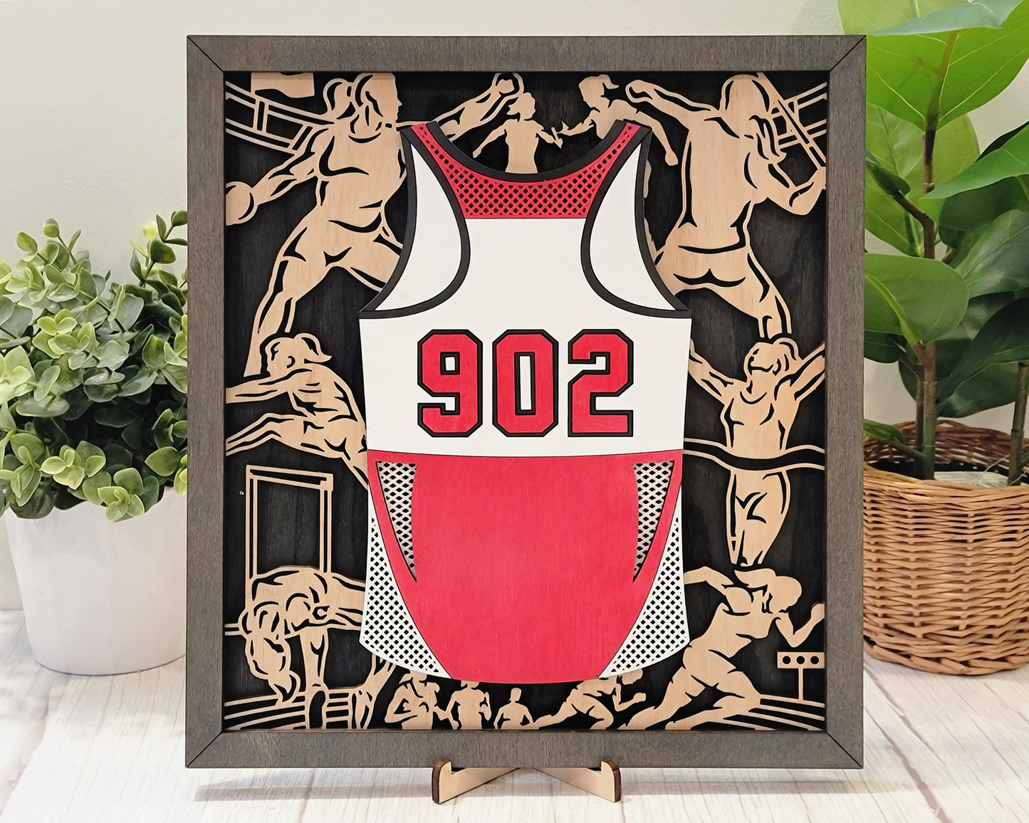 Sports Jersey Ornament-Track and Field (Customizable)
