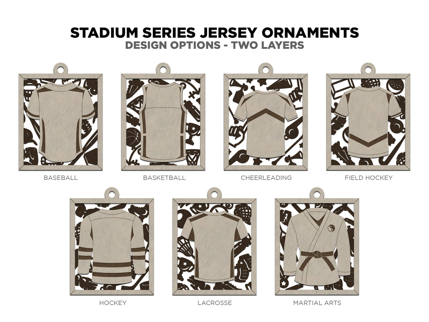 Sports Jersey Ornament-Rugby (Customizable)