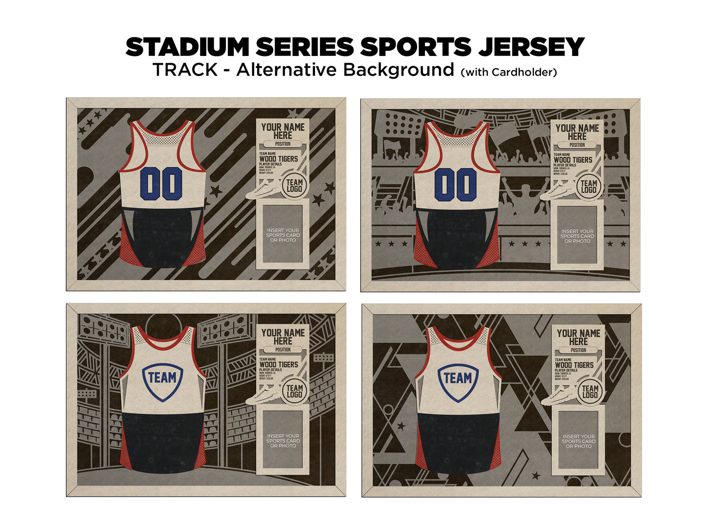 Sports Jersey Ornament-Track and Field (Customizable)