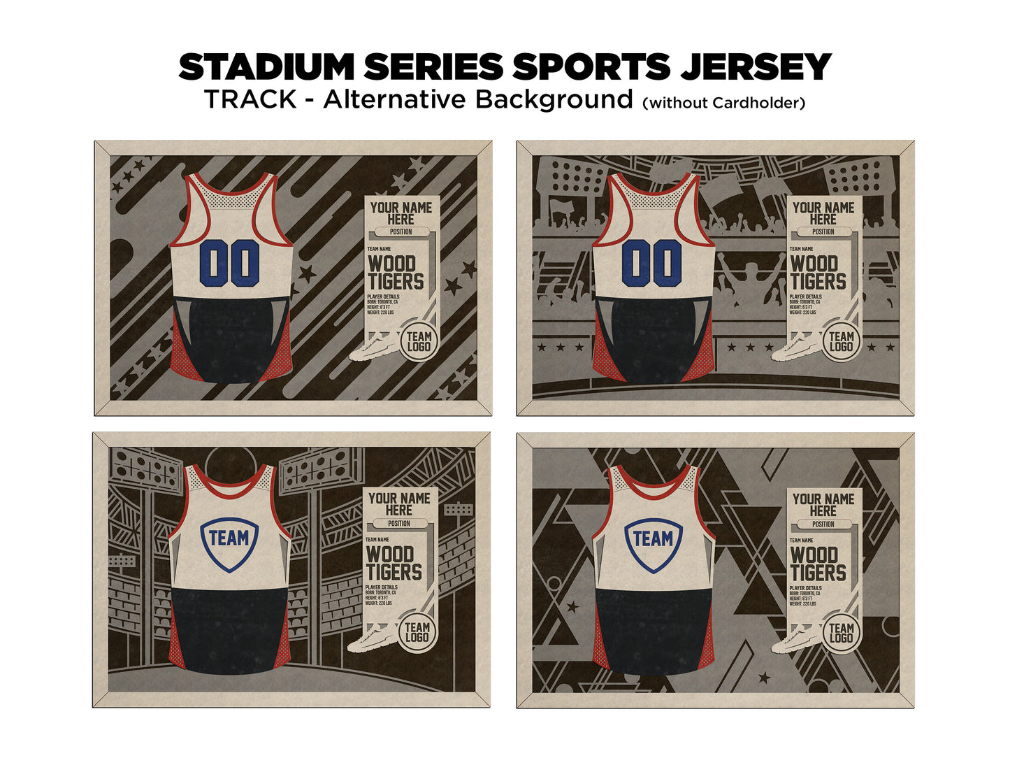 Sports Jersey Ornament-Track and Field (Customizable)