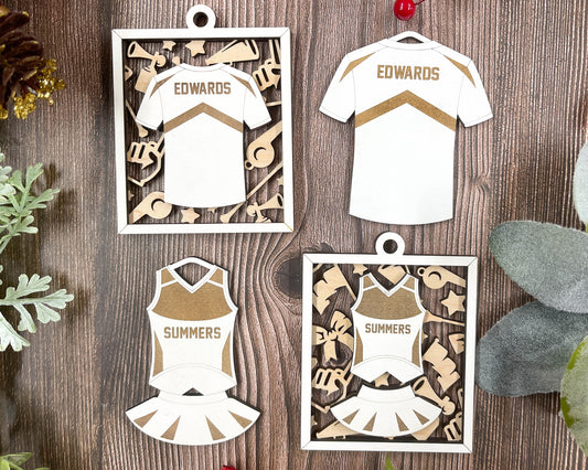 Sports Jersey Ornament-Cheer (Customizable)