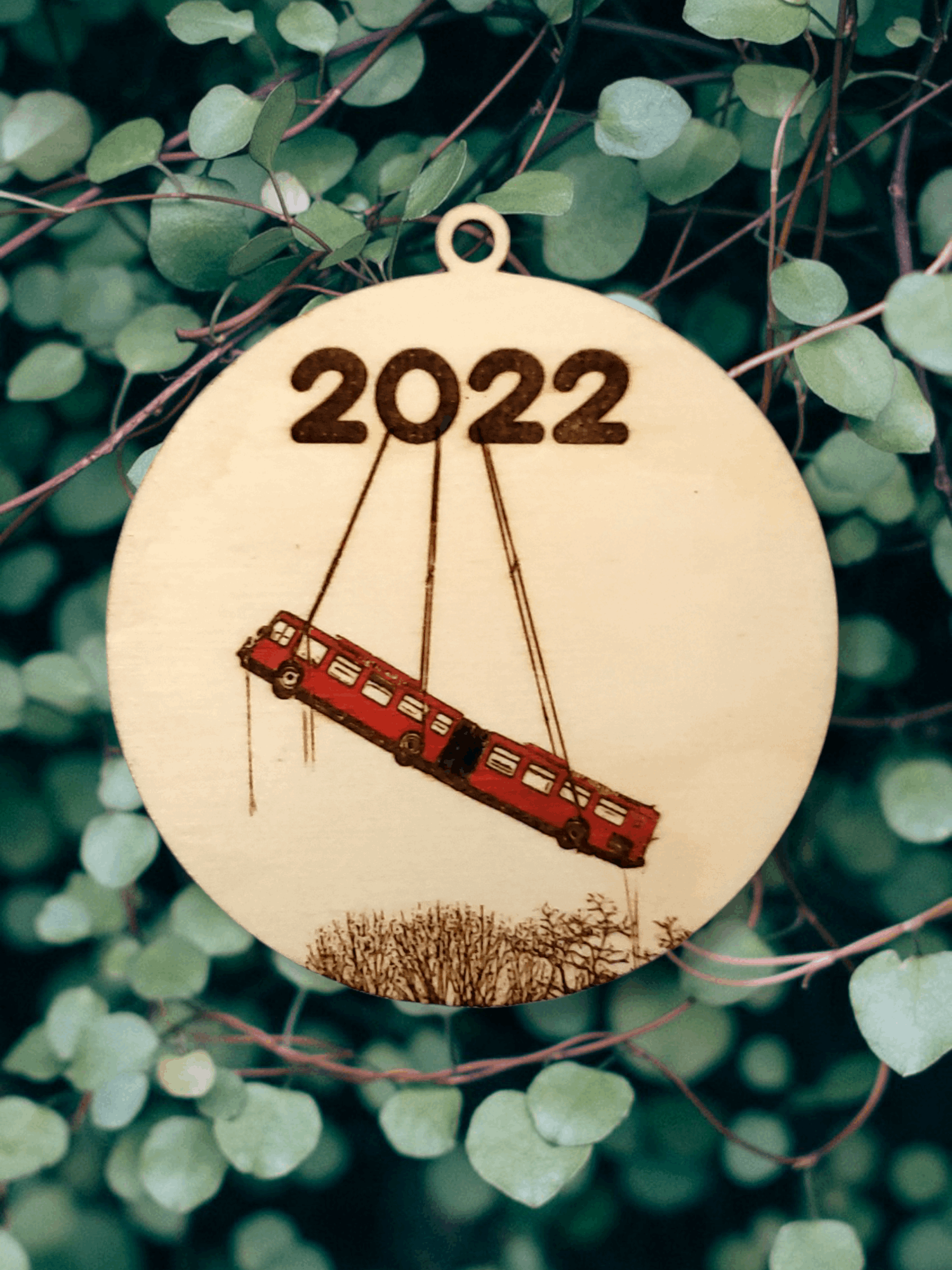 2022 Pittsburgh Bus Ornament