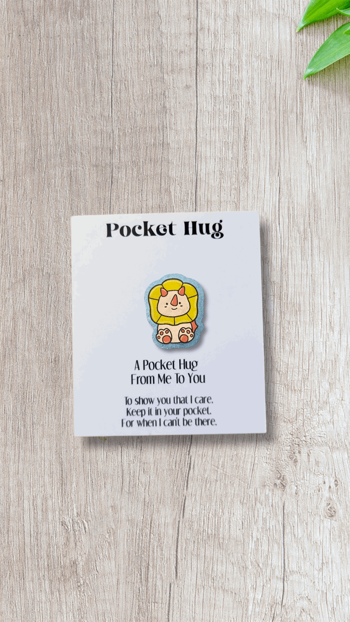 Dinosaur Pocket Hugs (Customizable)