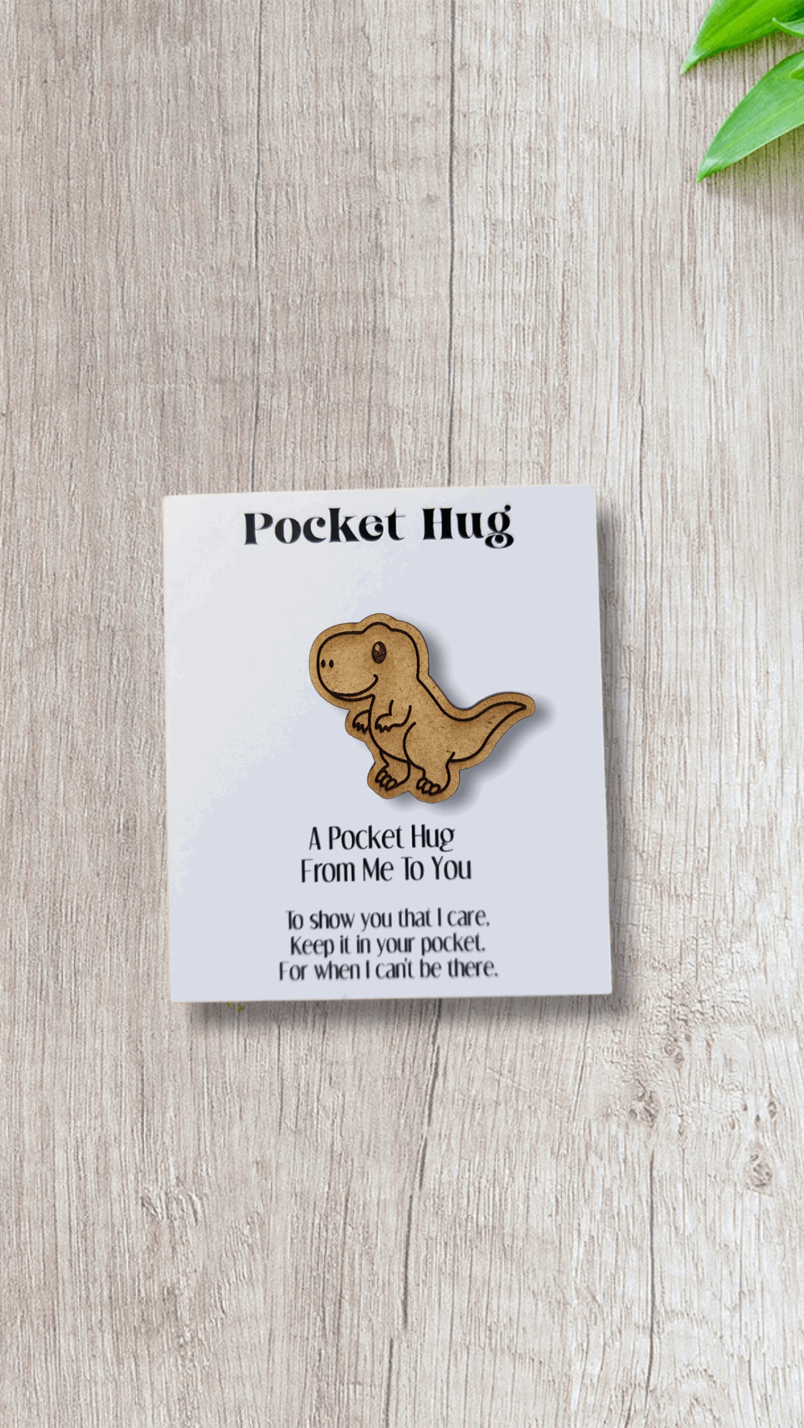 Dinosaur Pocket Hugs (Customizable)