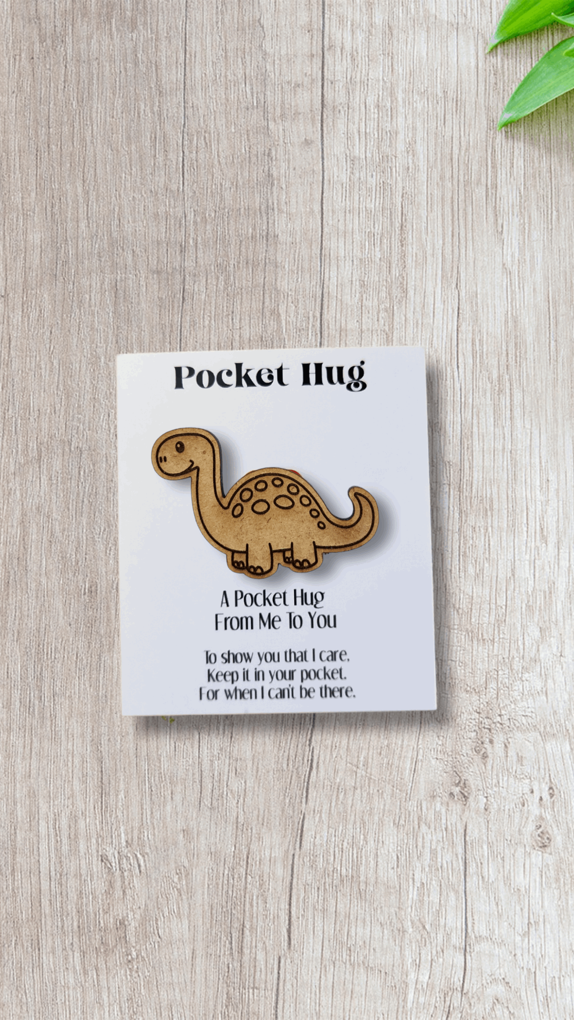 Dinosaur Pocket Hugs (Customizable)