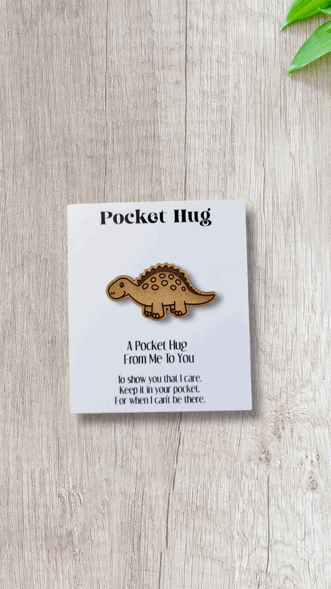 Dinosaur Pocket Hugs (Customizable)
