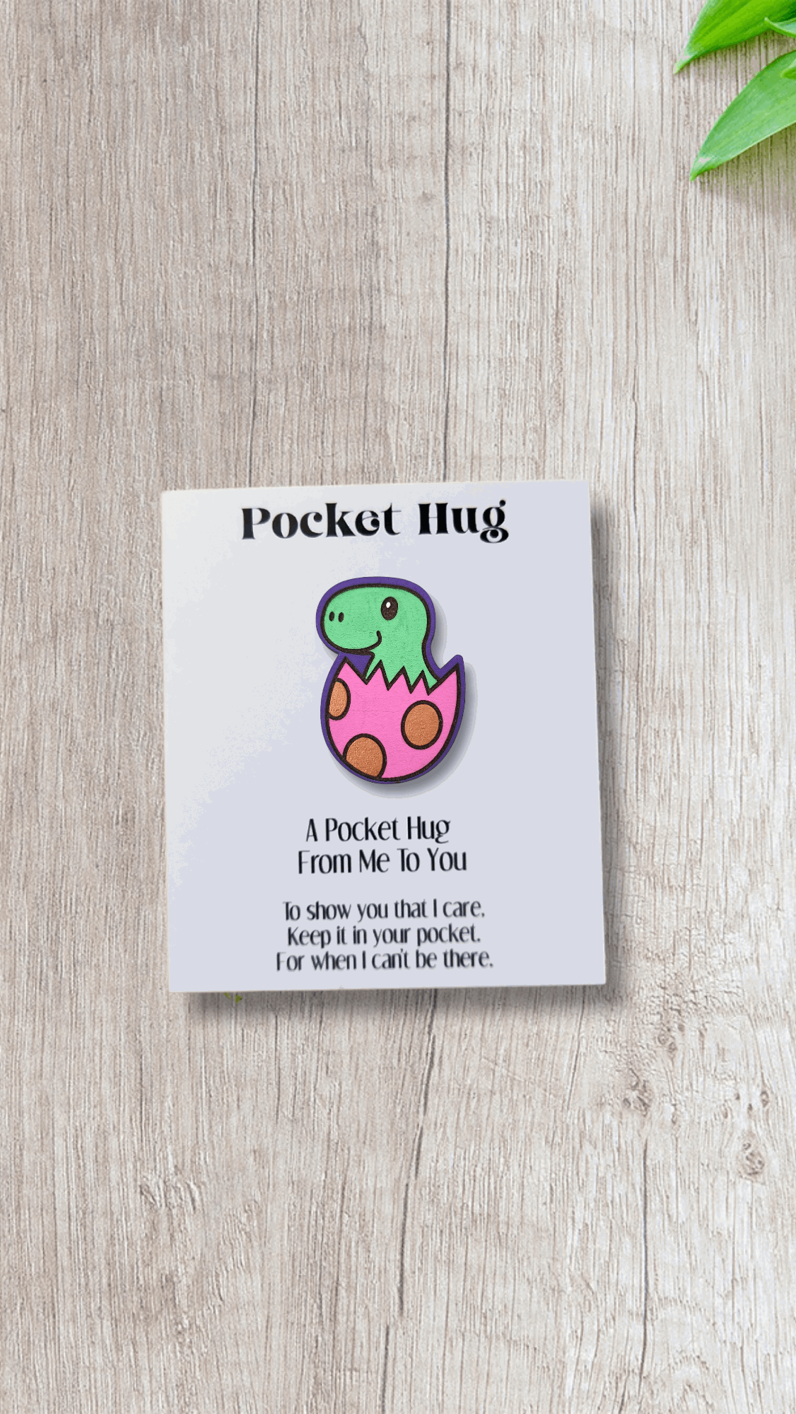Dinosaur Pocket Hugs (Customizable)