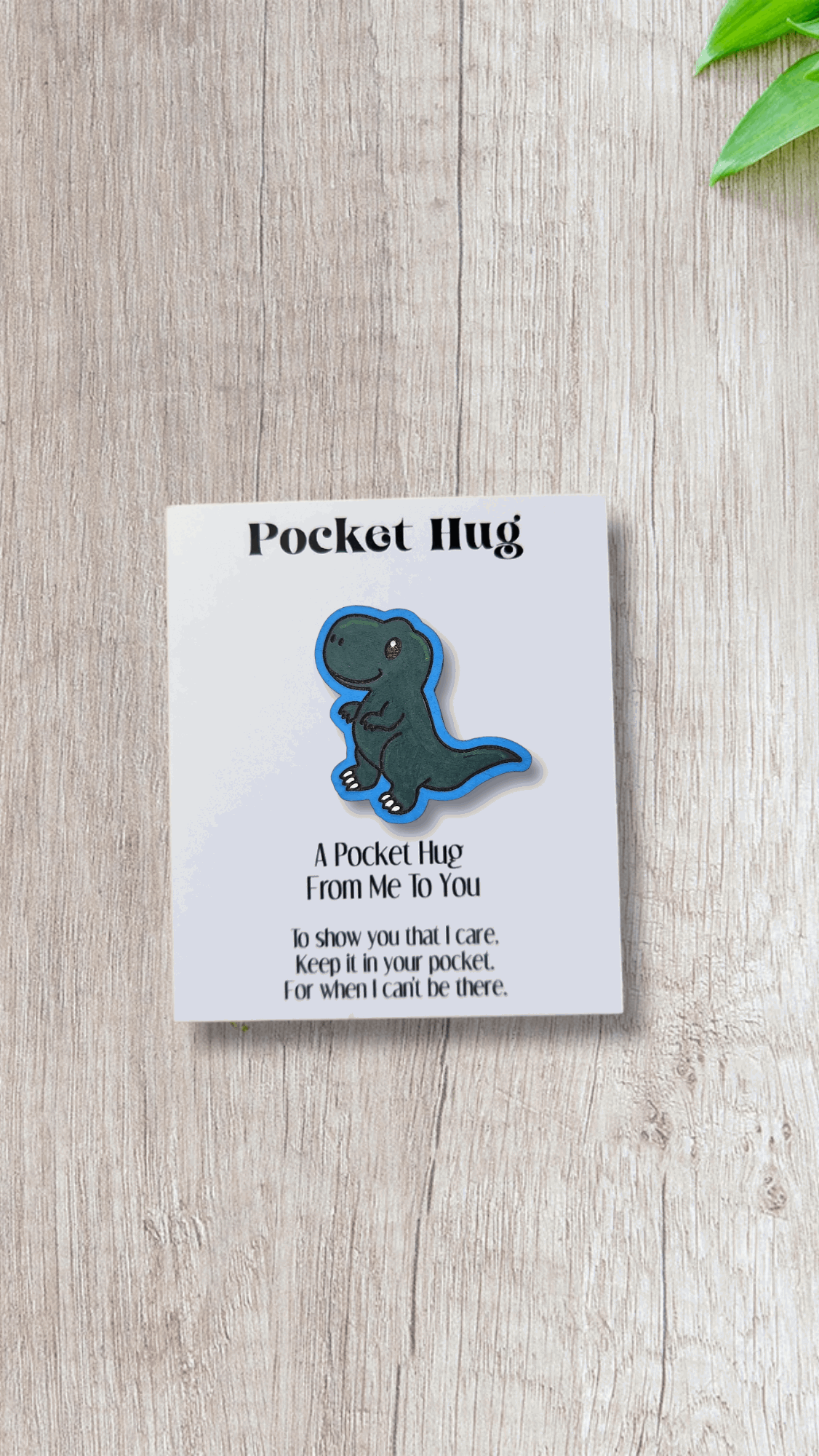 Dinosaur Pocket Hugs (Customizable)
