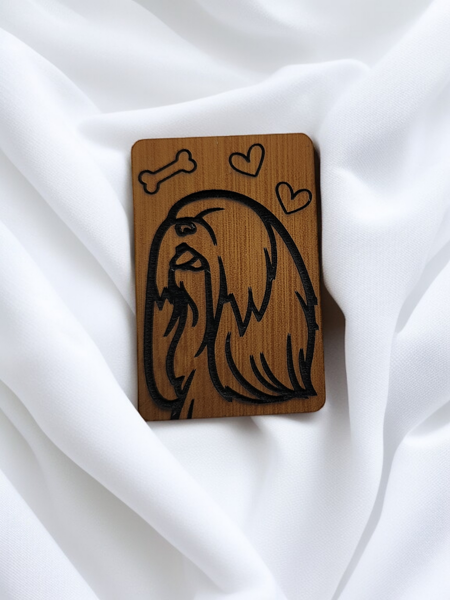 🐾 Stylish Dog Breed Hair Clips – Hand-Painted & Engraved Just for You! 🐾