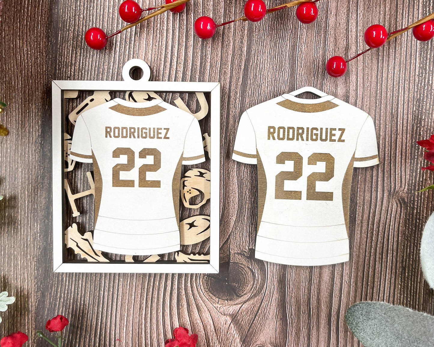 Sports Jersey Ornament-Rugby (Customizable)