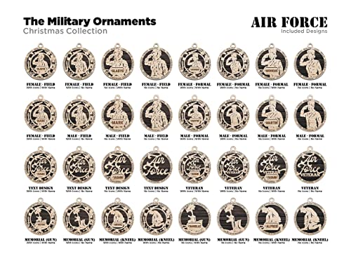 Military Ornaments (Customizable)