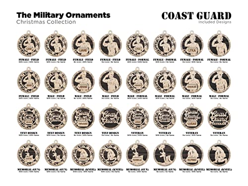 Military Ornaments (Customizable)