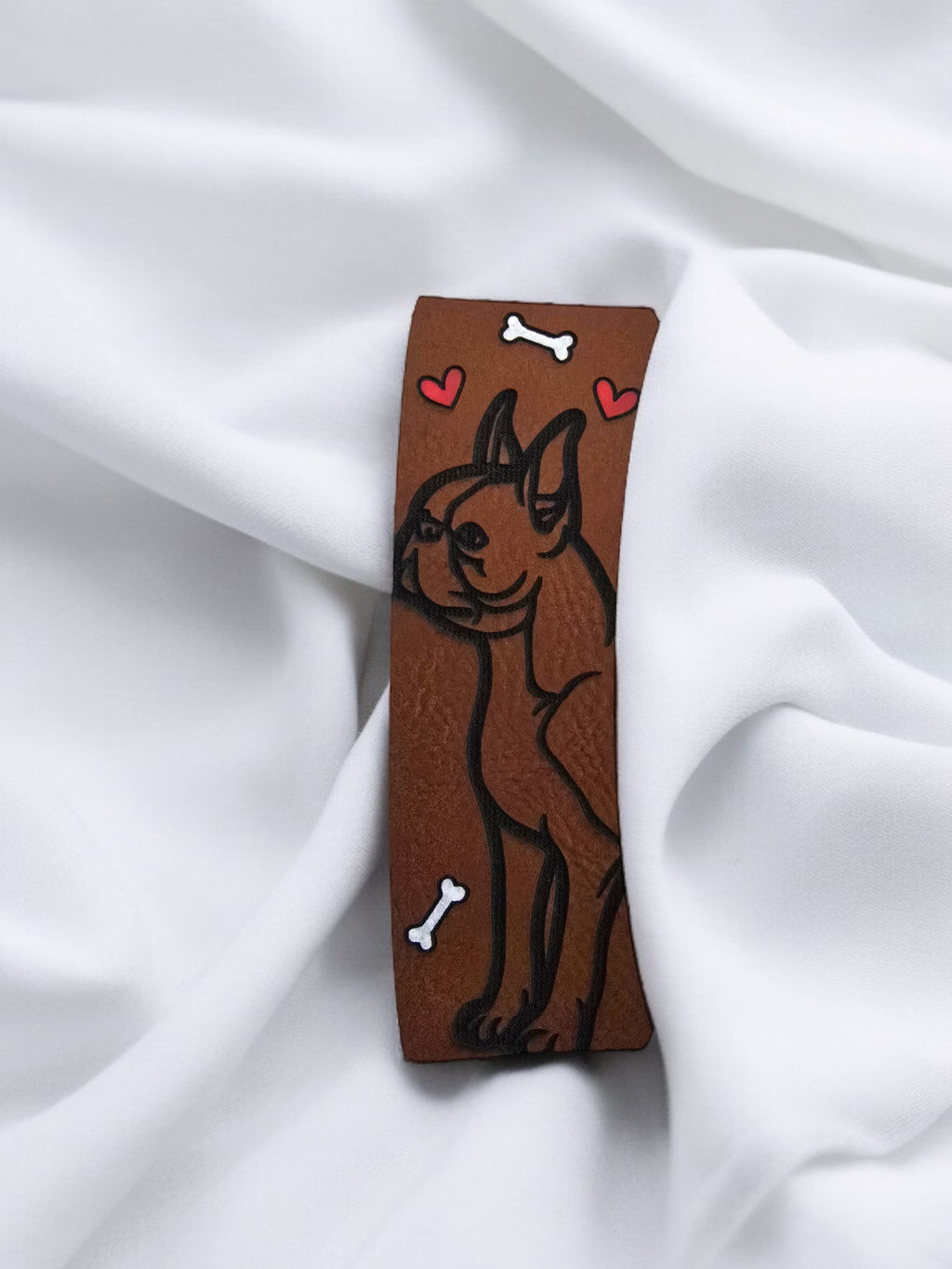 🐾 Stylish Dog Breed Hair Clips – Hand-Painted & Engraved Just for You! 🐾