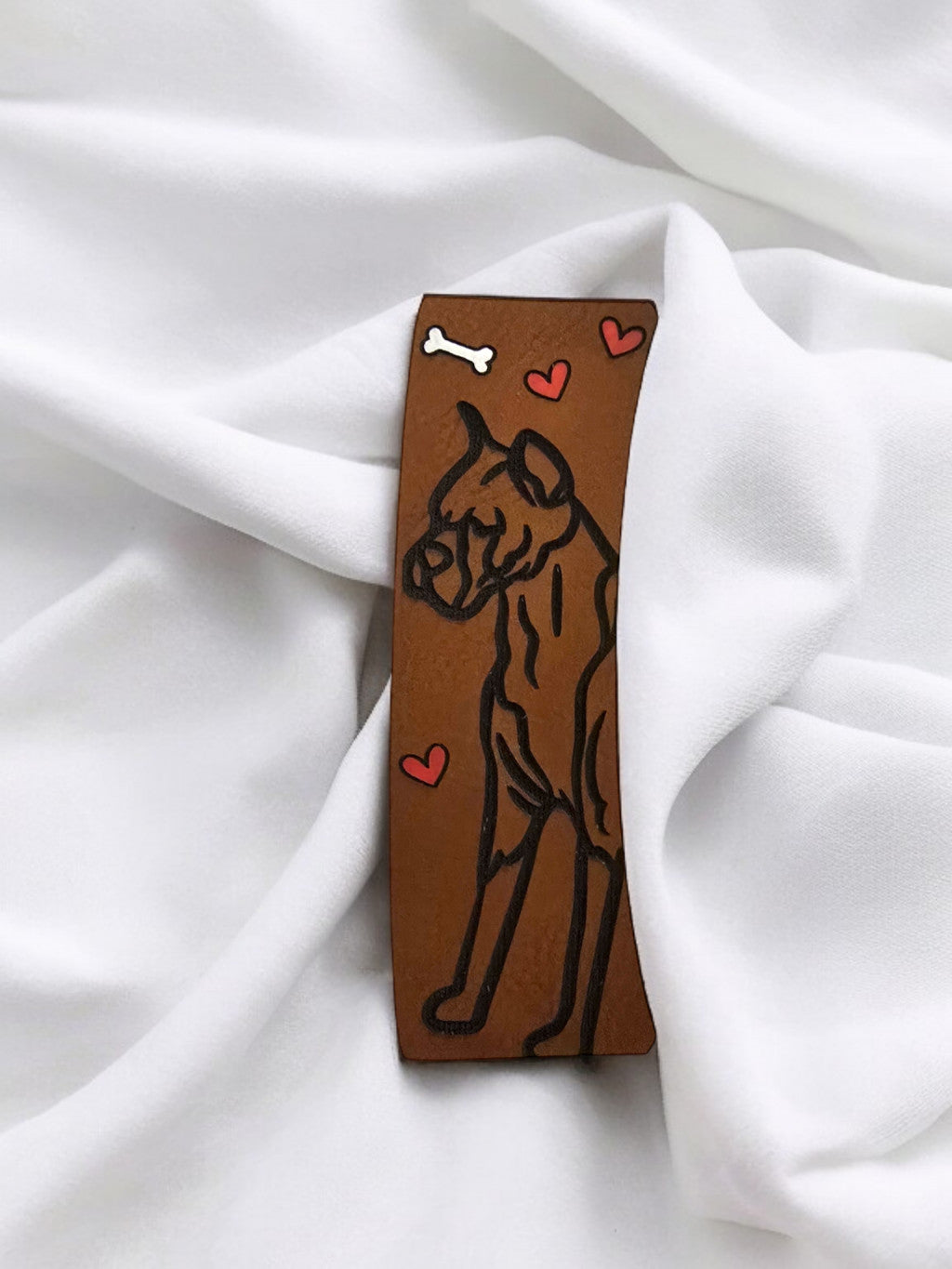 🐾 Stylish Dog Breed Hair Clips – Hand-Painted & Engraved Just for You! 🐾