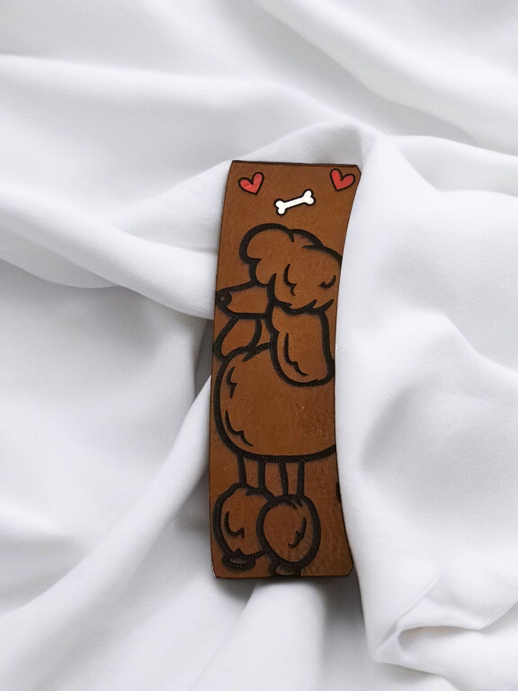 🐾 Stylish Dog Breed Hair Clips – Hand-Painted & Engraved Just for You! 🐾