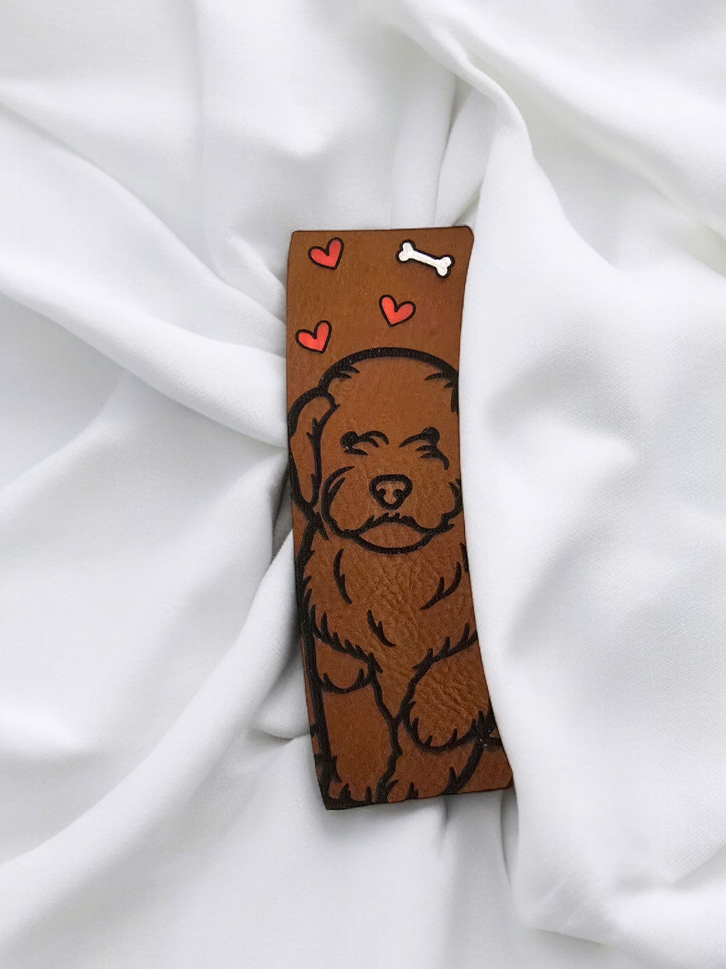 🐾 Stylish Dog Breed Hair Clips – Hand-Painted & Engraved Just for You! 🐾