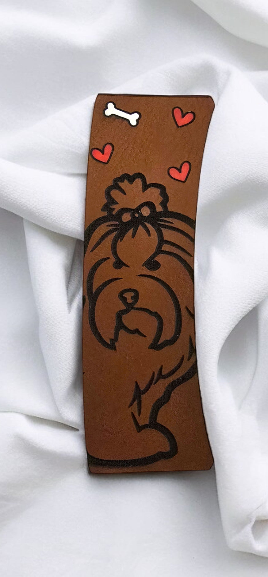 🐾 Stylish Dog Breed Hair Clips – Hand-Painted & Engraved Just for You! 🐾
