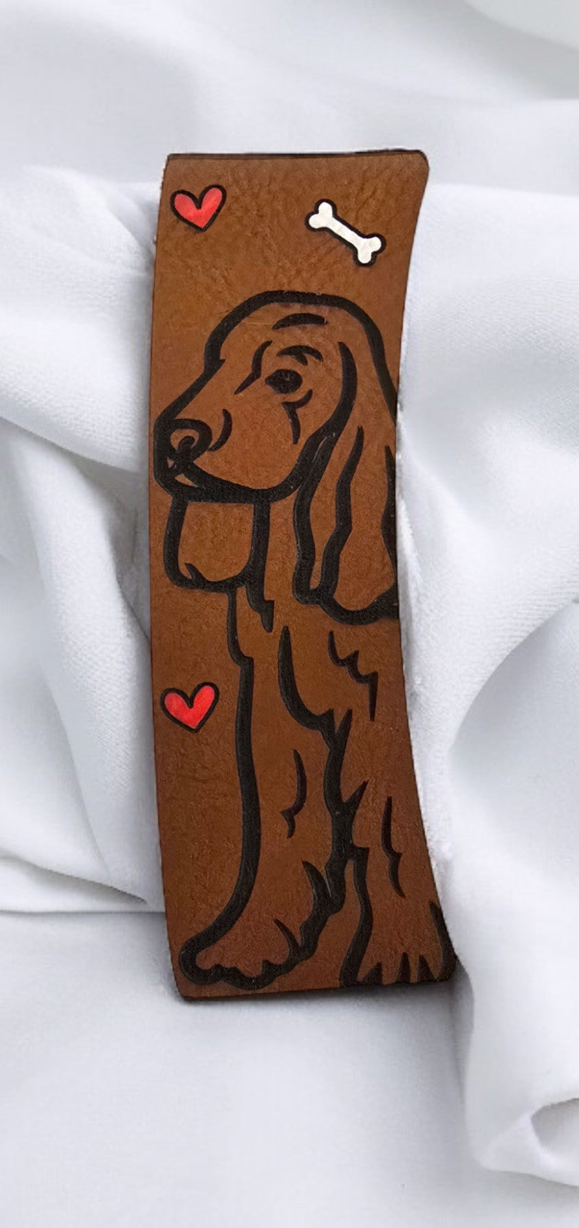 🐾 Stylish Dog Breed Hair Clips – Hand-Painted & Engraved Just for You! 🐾