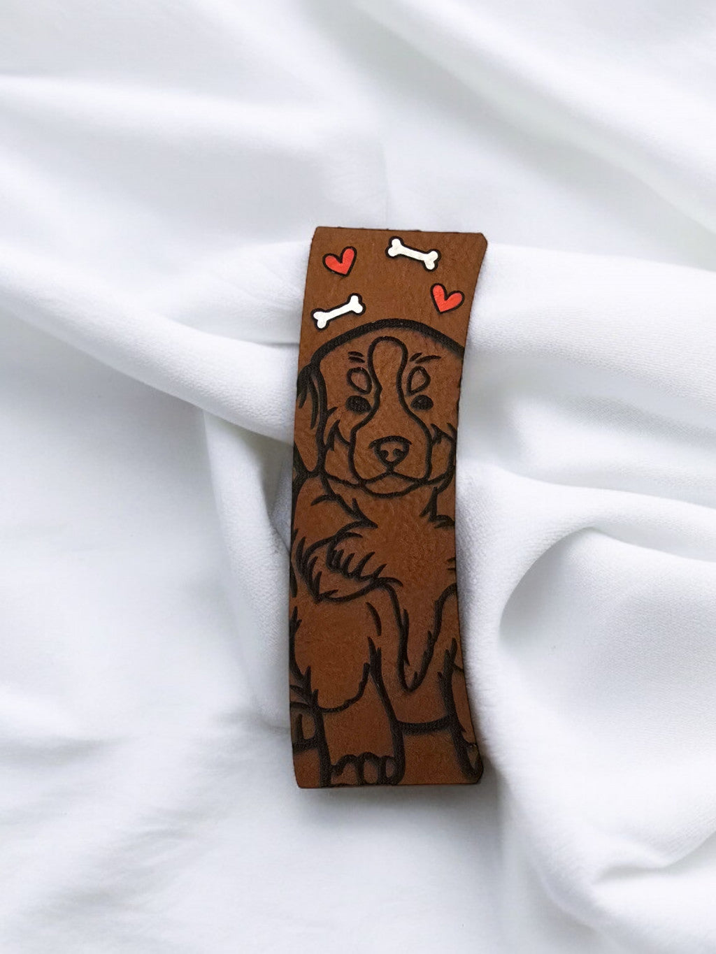 🐾 Stylish Dog Breed Hair Clips – Hand-Painted & Engraved Just for You! 🐾