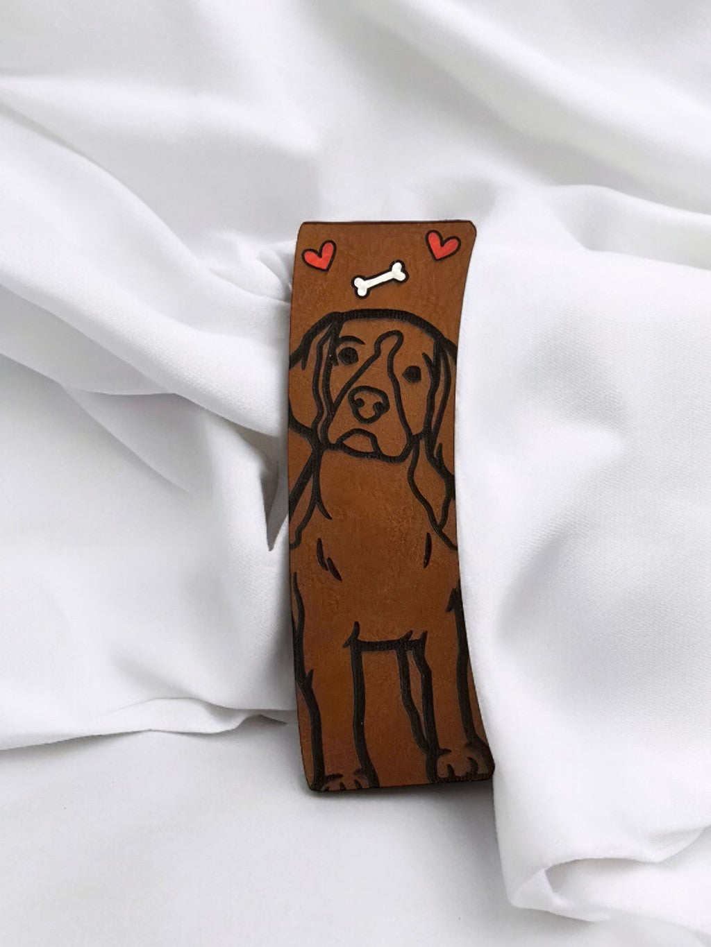 🐾 Stylish Dog Breed Hair Clips – Hand-Painted & Engraved Just for You! 🐾