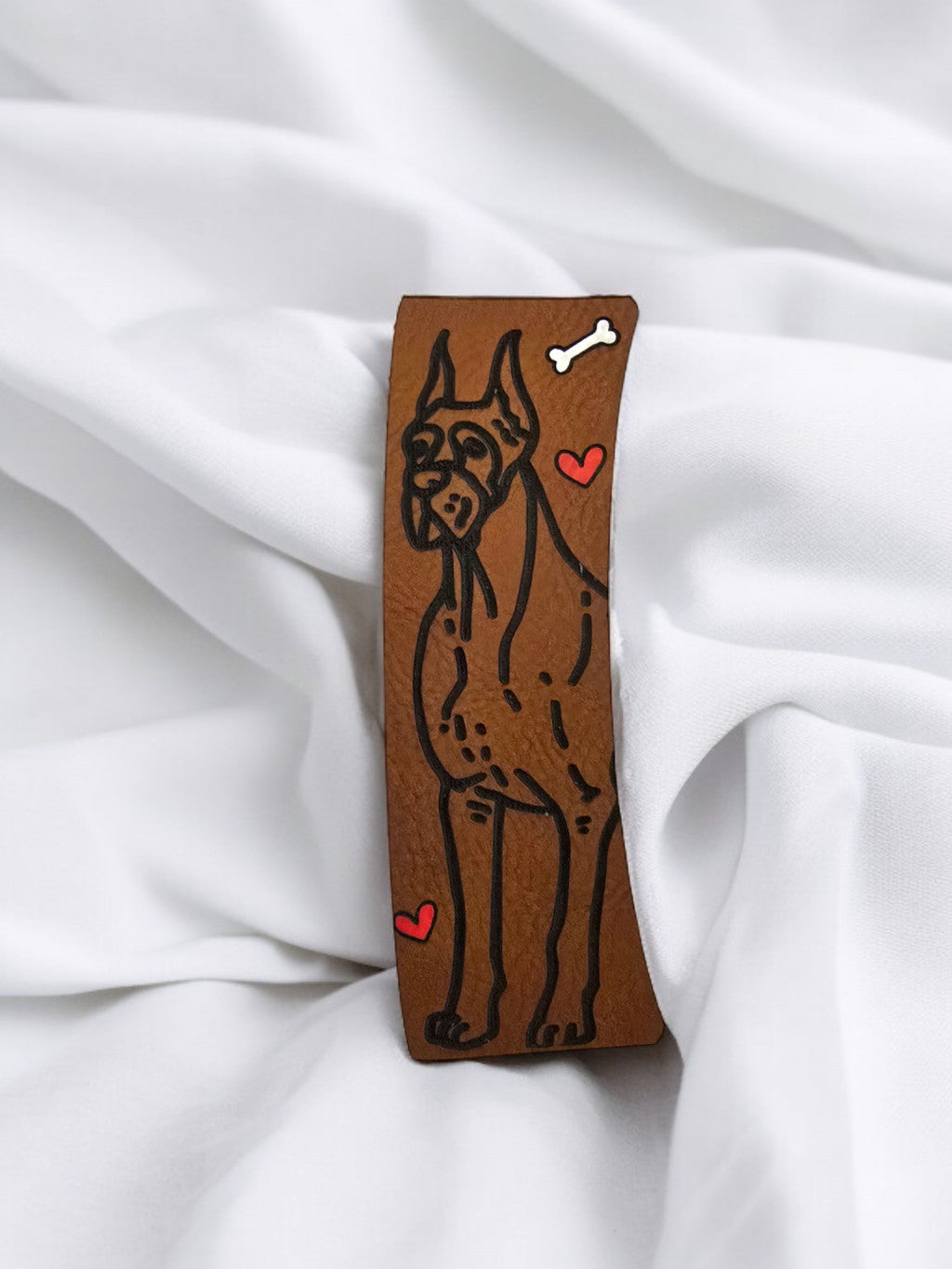 🐾 Stylish Dog Breed Hair Clips – Hand-Painted & Engraved Just for You! 🐾