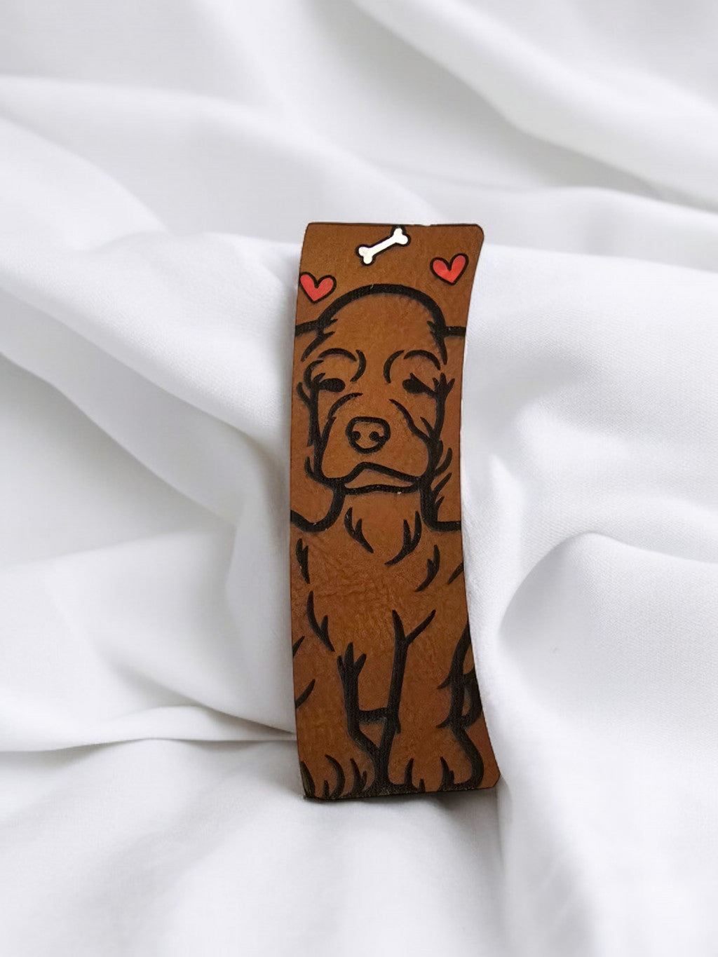 🐾 Stylish Dog Breed Hair Clips – Hand-Painted & Engraved Just for You! 🐾