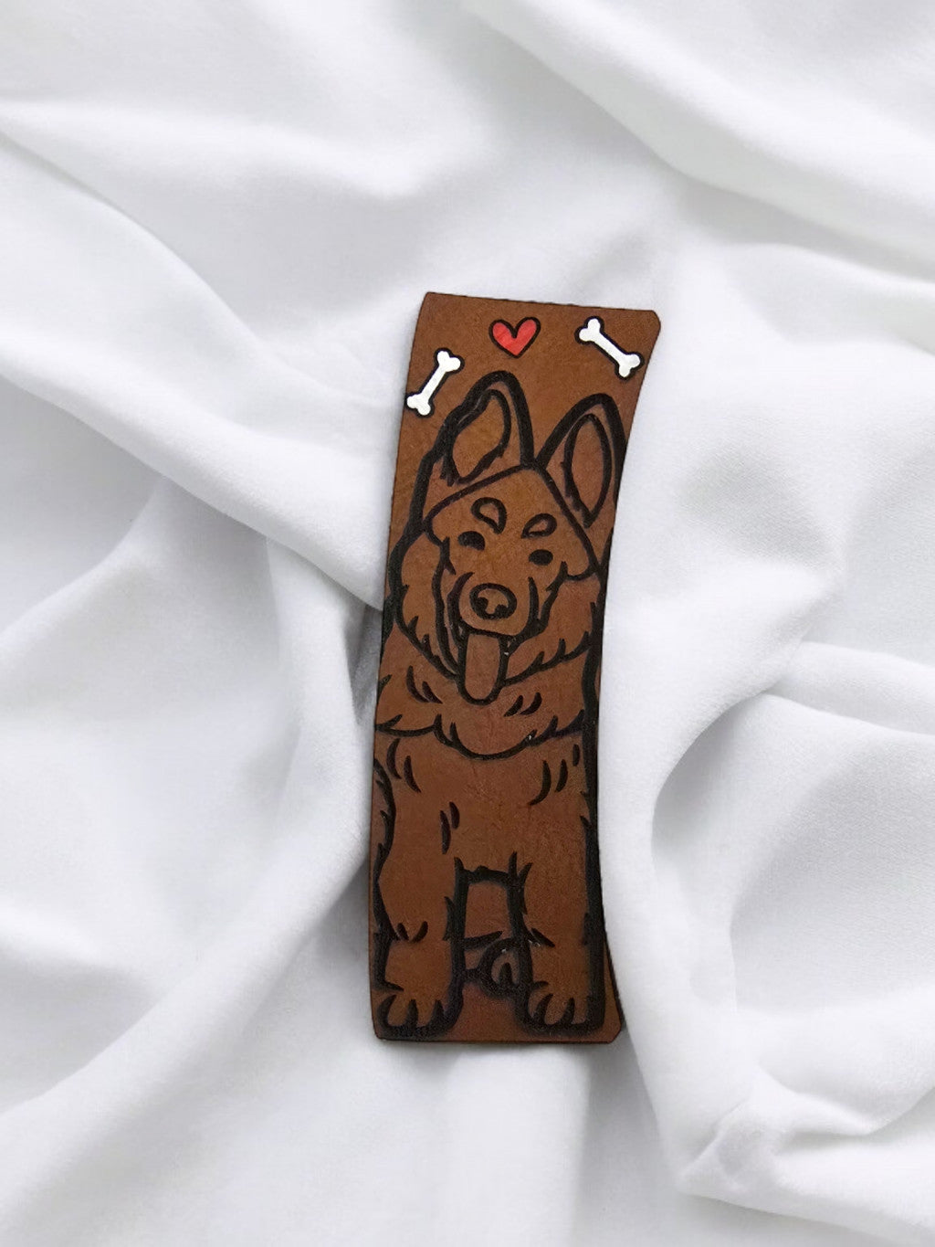 🐾 Stylish Dog Breed Hair Clips – Hand-Painted & Engraved Just for You! 🐾