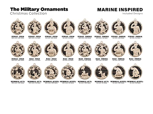 Military Ornaments (Customizable)