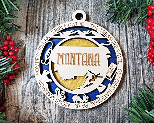 US State Ornaments (Customizable)