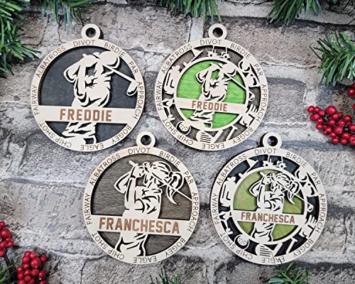 Sport Series Ornaments (Customizable)