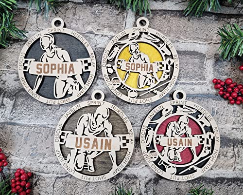 Sport Series Ornaments (Customizable)