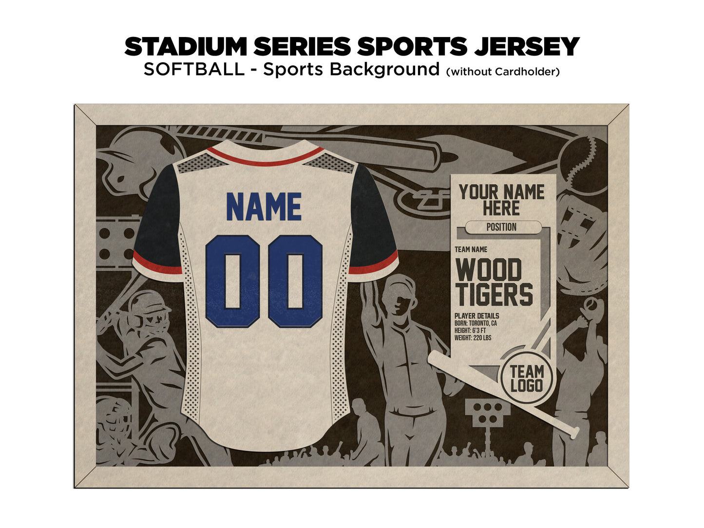 Stadium Series Jersey-Softball (Customizable)