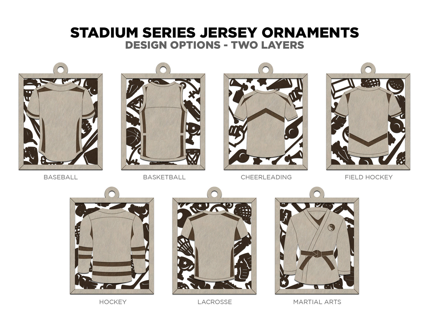 Sports Jersey Ornament-Basketball (Customizable)