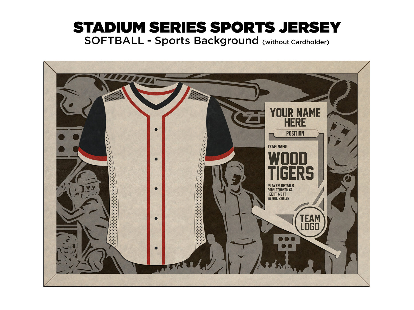 Stadium Series Jersey-Softball (Customizable)