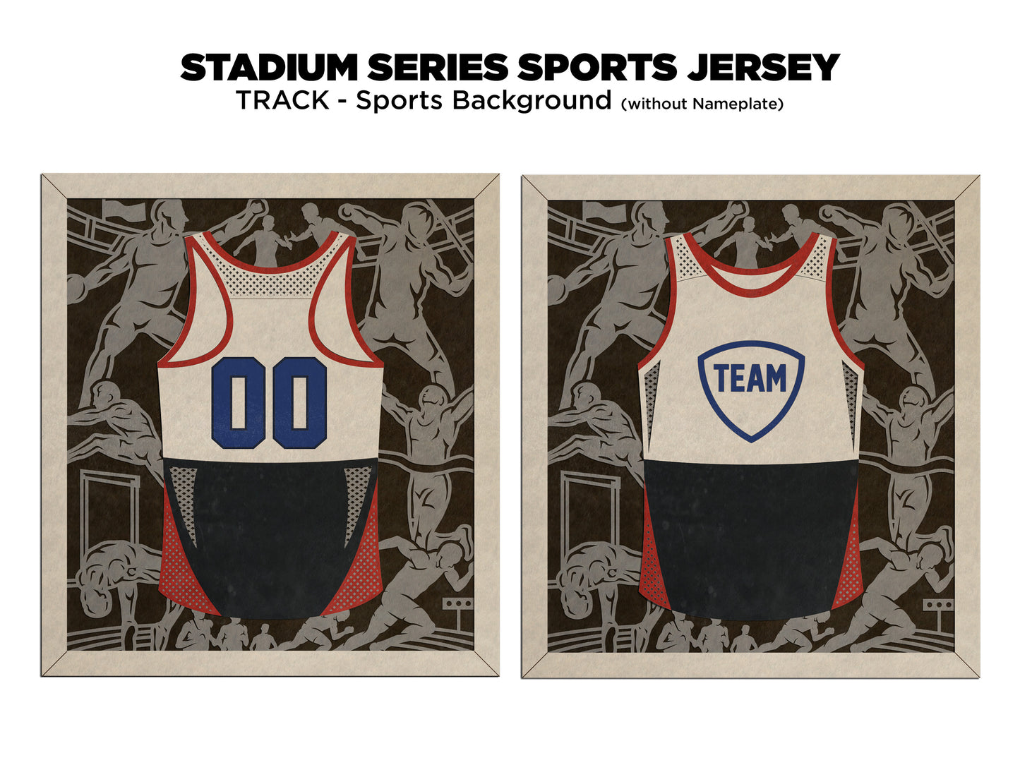 Sports Jersey Ornament-Track and Field (Customizable)