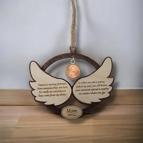 Embrace the Magic of Memories with Our Engraved "Pennies from Heaven" Ornament!