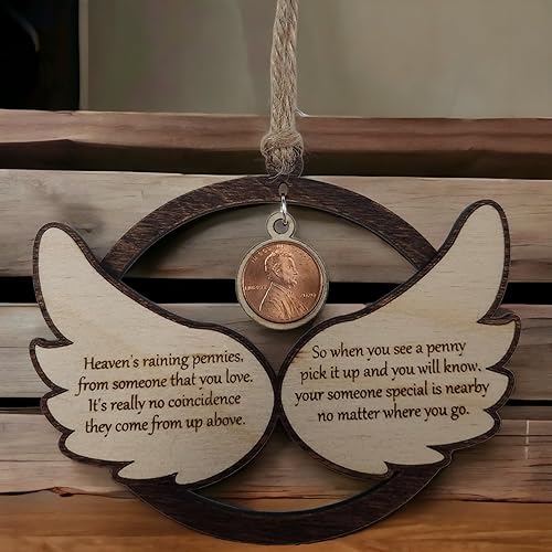 Embrace the Magic of Memories with Our Engraved "Pennies from Heaven" Ornament!