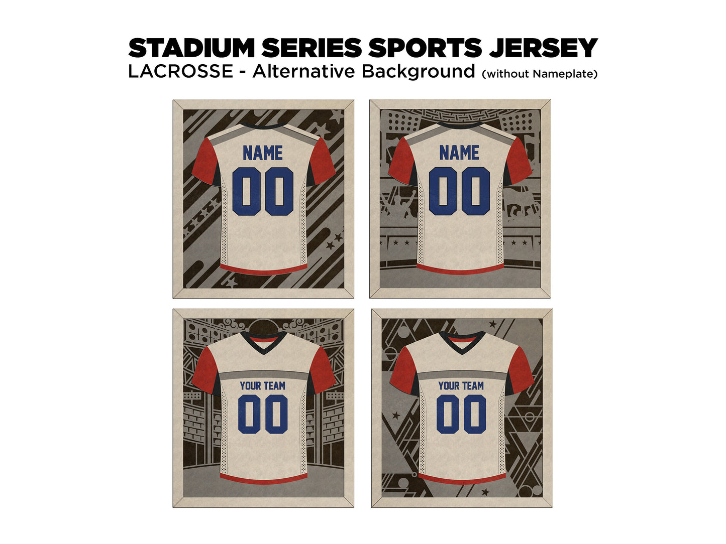 Stadium Series Jersey-Lacrosse (Customizable)