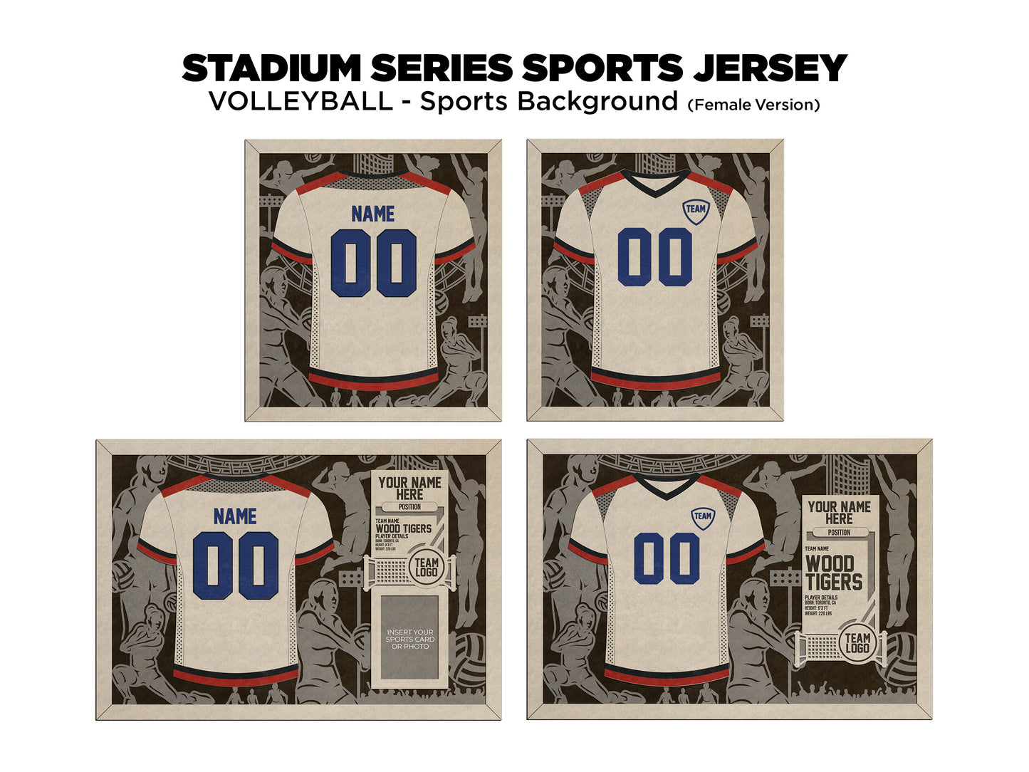 Stadium Series Jersey-Volleyball (Customizable)