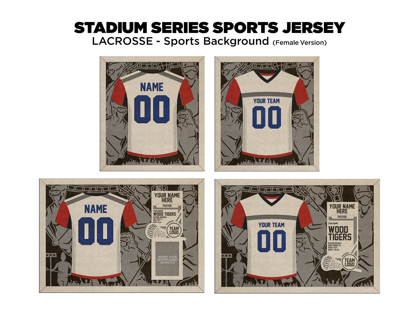 Stadium Series Jersey-Lacrosse (Customizable)