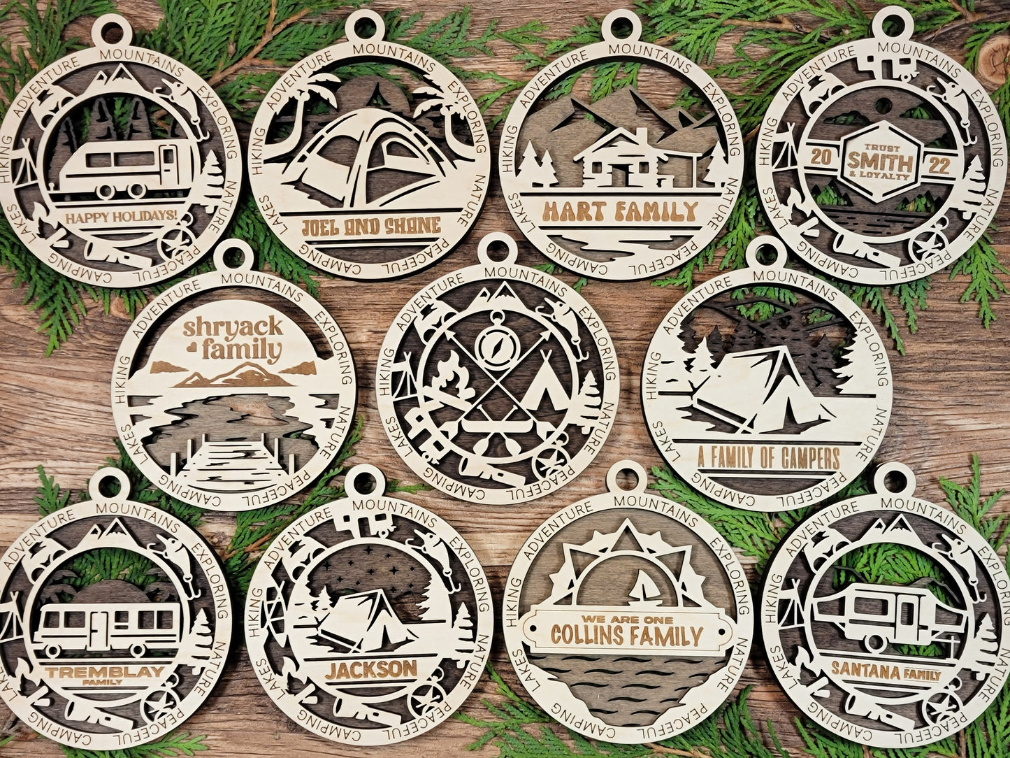 Great Explorer Ornaments (Customizable)