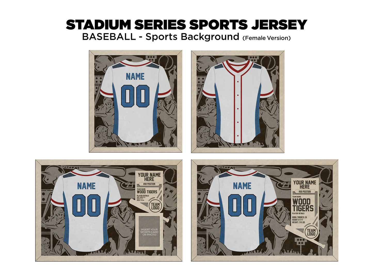 Stadium Series Jersey-Baseball (Customizable)