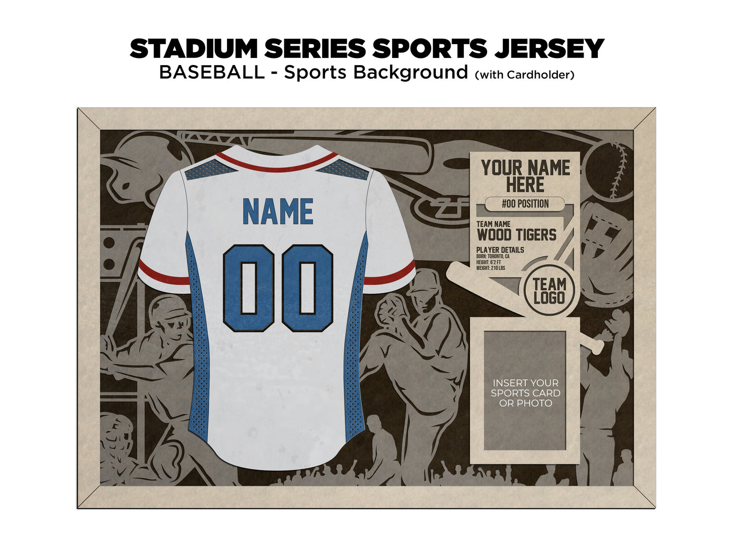 Stadium Series Jersey-Baseball (Customizable)