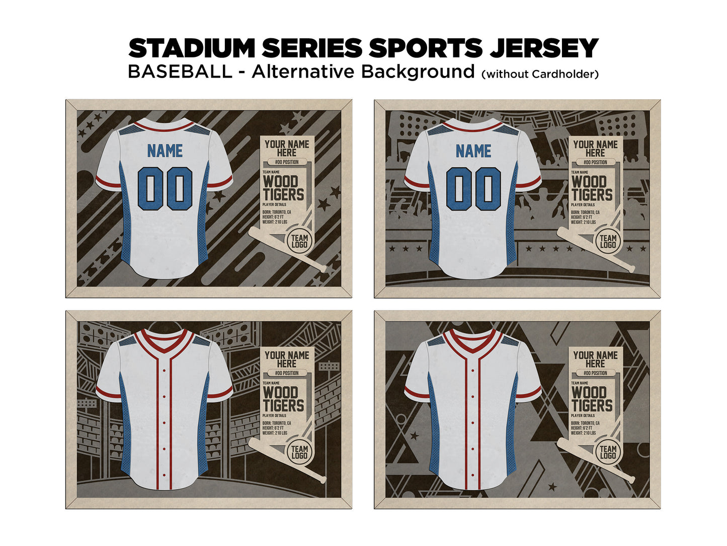 Stadium Series Jersey-Baseball (Customizable)