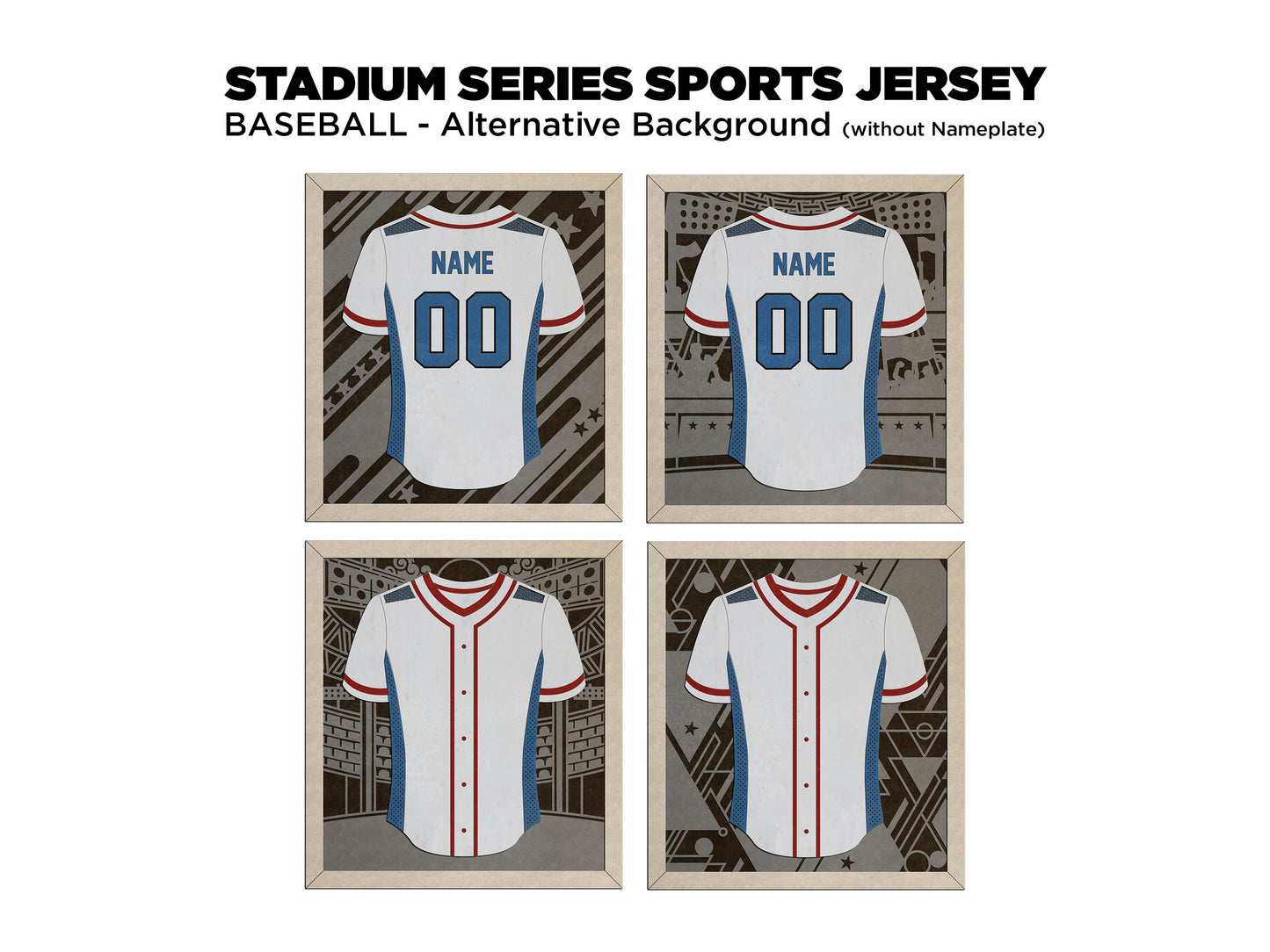 Stadium Series Jersey-Baseball (Customizable)