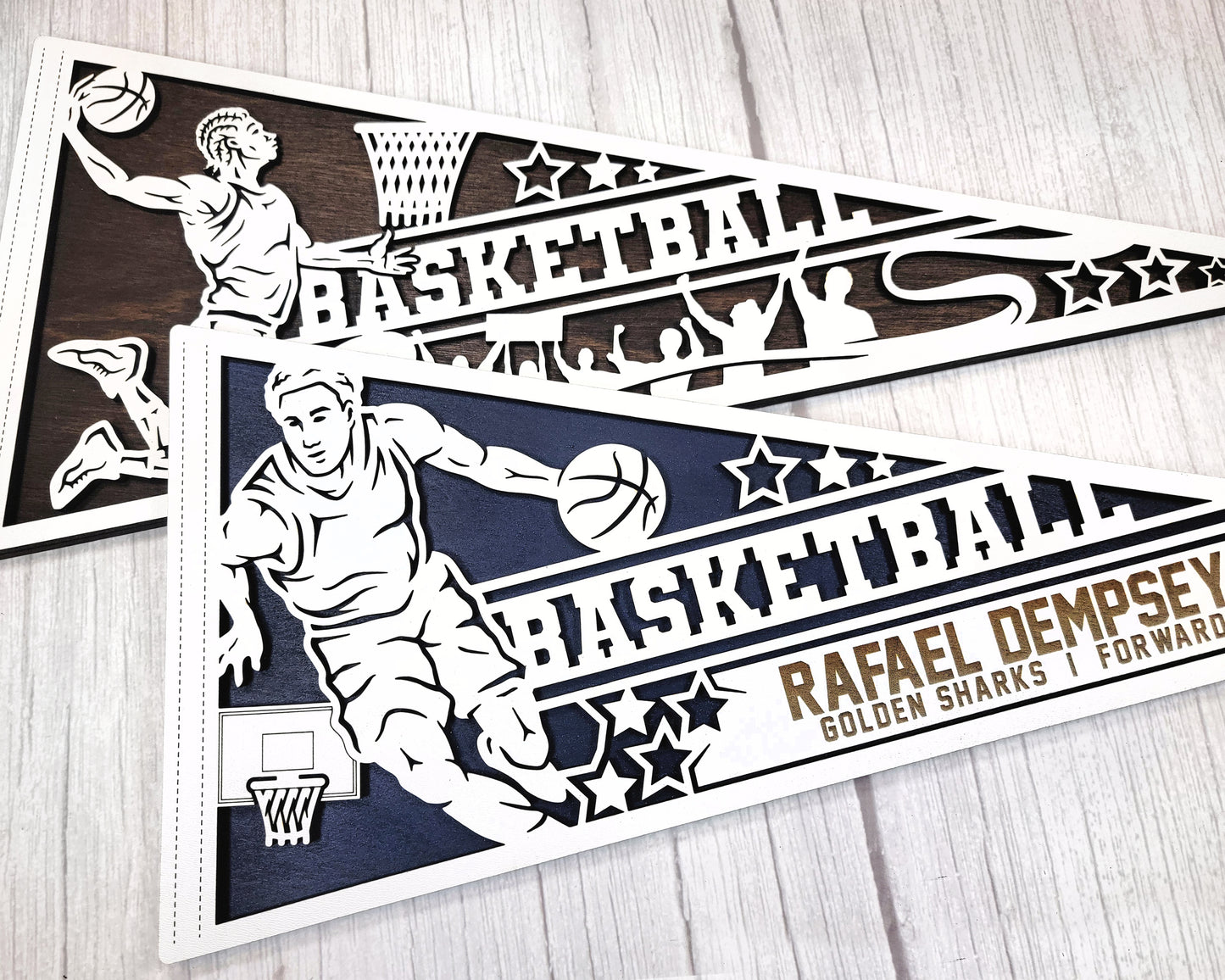 Stadium Series Sports Pennant-Basketball (Customizable)