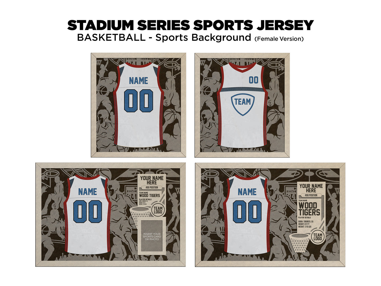 Stadium Series Jersey-Basketball (Customizable)