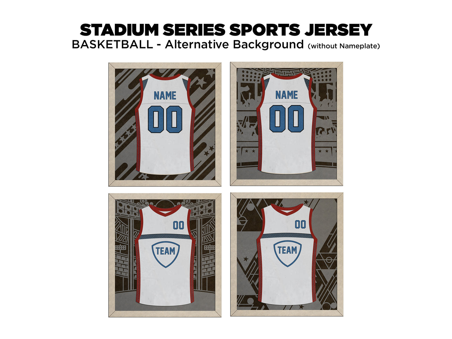 Stadium Series Jersey-Basketball (Customizable)