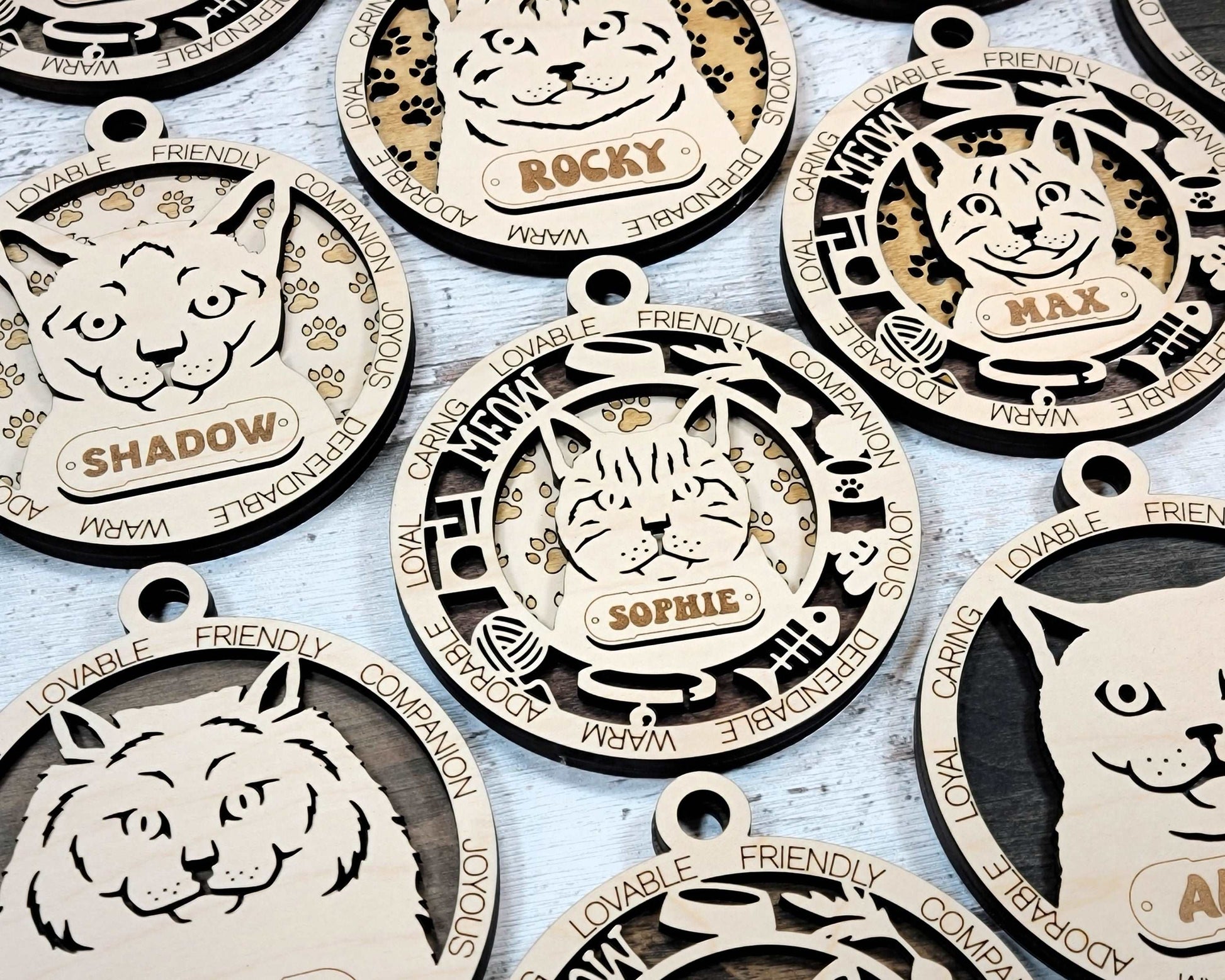 Adorable Cat Ornaments