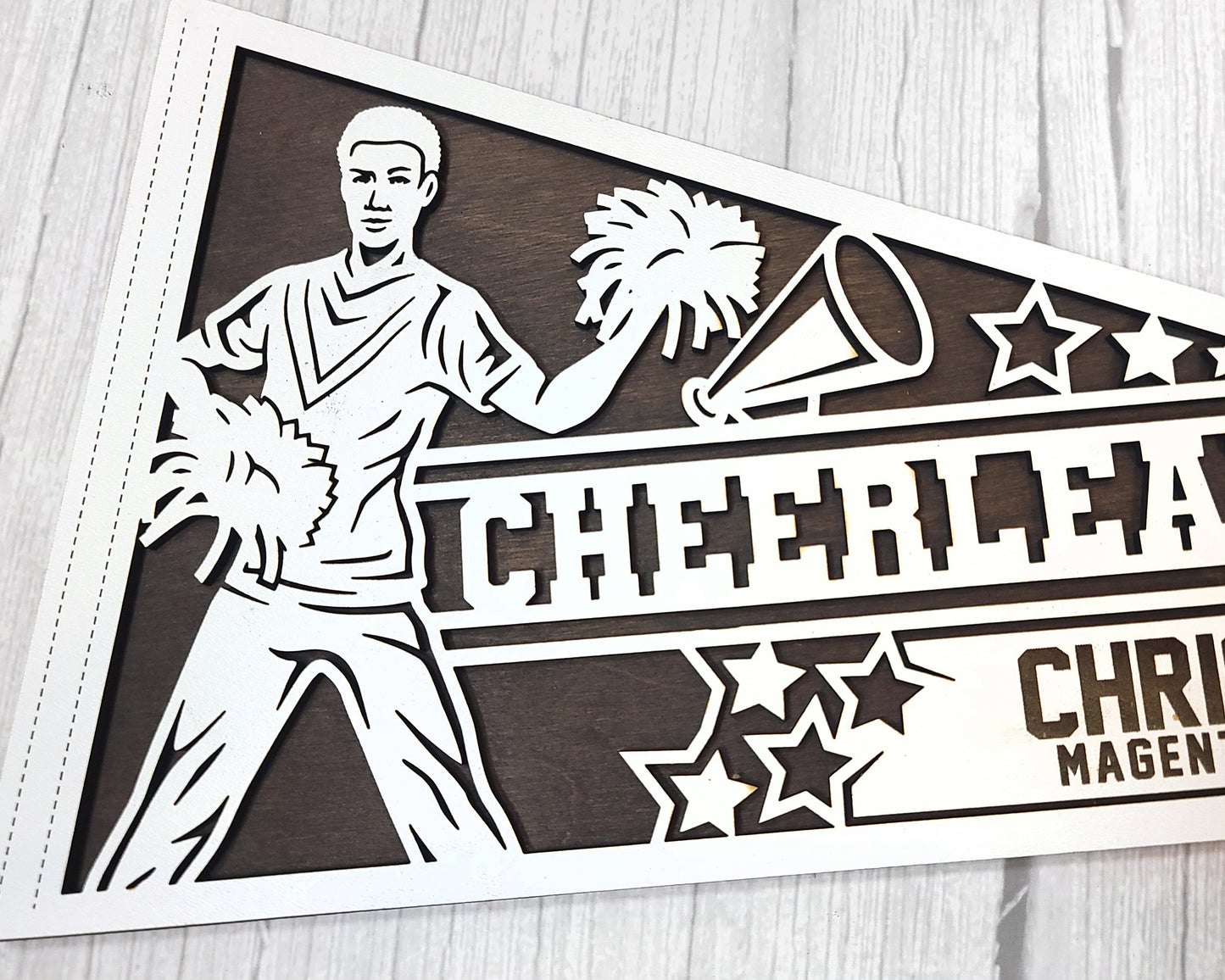 Stadium Series Sports Pennant-Cheerleading (Customizable)